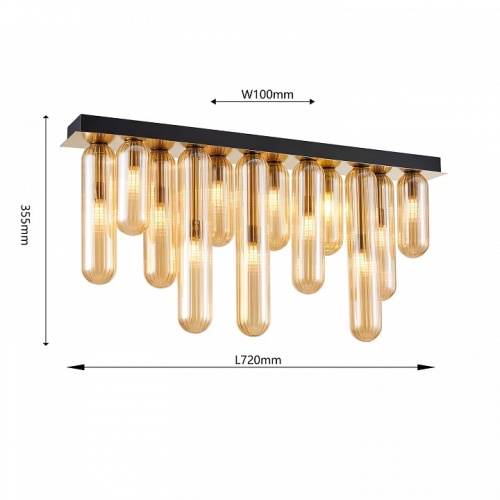 Потолочная люстра Favourite Stalactit 4455-12P в Нижнем Новгороде фото 6