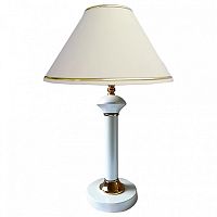 Настольная лампа декоративная Eurosvet Lorenzo 60019/1 глянцевый белый в Сургуте
