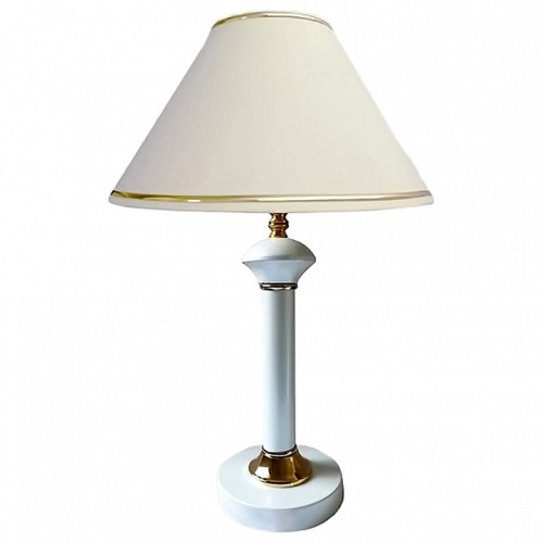 Настольная лампа декоративная Eurosvet Lorenzo 60019/1 глянцевый белый в Можайске