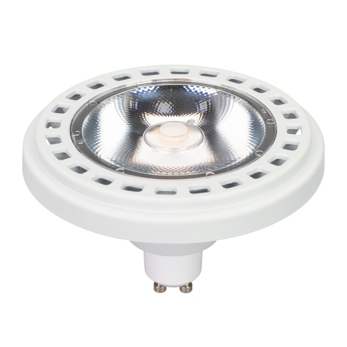 Лампа AR111-UNIT-GU10-15W-DIM Warm3000 (WH, 24 deg, 230V) (Arlight, Металл) в Боре фото 5