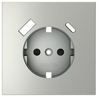 Накладка для розетки с заземлением и со шторками и 2хUSB type A и C Voltum S70 VLS001005 в Нижнем Новгороде