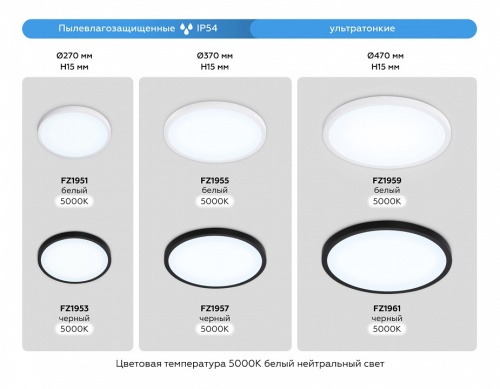 Накладной светильник Ambrella Light FZ FZ1957 в Нижнем Новгороде фото 4