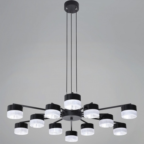 Подвесная люстра  19490-0.4-6+6 Black в Нижнем Новгороде фото 4