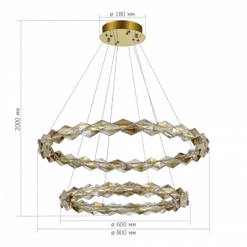 Подвесной светильник ST-Luce Diamanta SL6009.203.02 в Нижнем Новгороде фото 3
