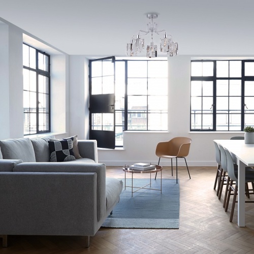 Люстра на штанге Eurosvet Scoppio 10101/5 хром/прозрачный хрусталь Strotskis в Нижнем Новгороде фото 2