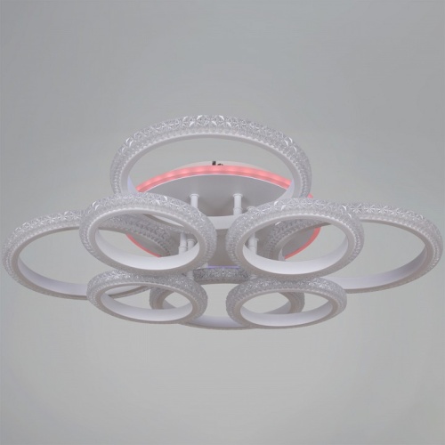 Потолочная люстра 06333-0.3-4+4A WH (RGB) в Нижнем Новгороде фото 5