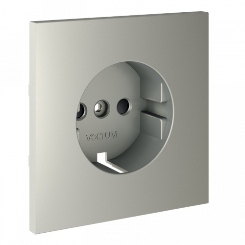 Накладка для розетки с заземлением и со шторками Voltum S70 VLS000705 в Нижнем Новгороде фото 3