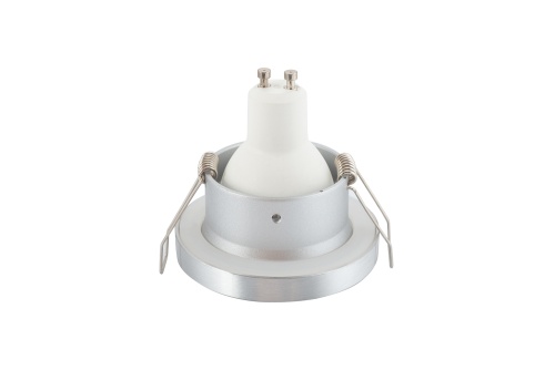 DK3012-AL Встраиваемый светильник влагозащ., IP 44, 50 Вт, GU10, серый, алюминий в Курлово фото 5