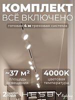 Комплект трековый Hesby Lighting Skylite №13 HSBL_kompl_S013_NI4W4K в Нижнем Новгороде
