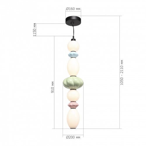 Подвесной светильник ST-Luce FLORENTINI SL6134.453.01 в Нижнем Новгороде фото 3