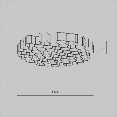 Сотовый фильтр Maytoni Focus T HoneyComb-D24 в Артемовском фото 4