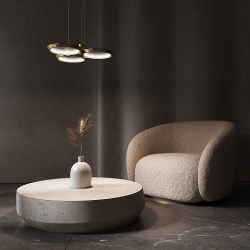 Подвесная люстра Eurosvet Crespella 90034/3 золото в Нижнем Новгороде фото 4