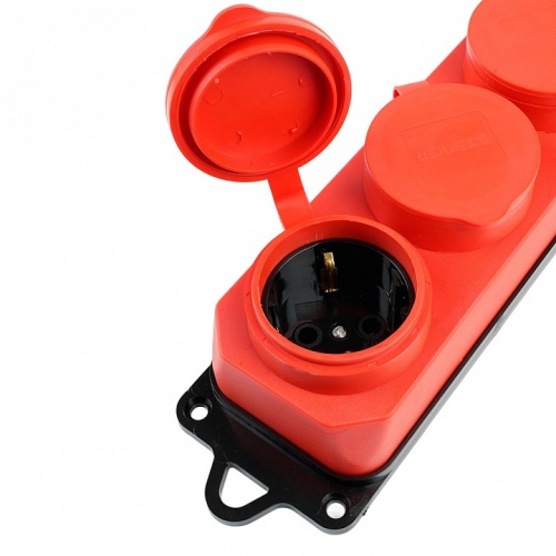 Розетка переносная разборная с заземлением и крышкой Stekker Одри 49401 в Нижнем Новгороде фото 4