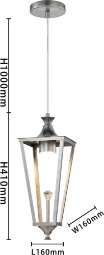 Подвесной светильник Favourite Lampion 4002-1P в Радужном фото 2
