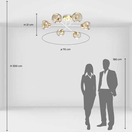 Потолочная люстра De City Вита 220013606 в Нижнем Новгороде фото 6
