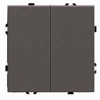 Переключатель двухклавишный без рамки Stekker Эмили 49921 в Нижнем Новгороде