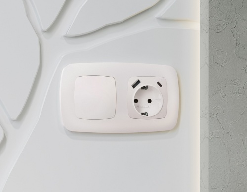 Заглушка для поста с рамкой Ambrella Volt OMEGA OP2160 в Нижнем Новгороде фото 3