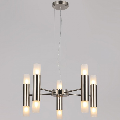 Подвесная люстра ILLUMICO  IL0314-10P-79 SN в Нижнем Новгороде фото 4