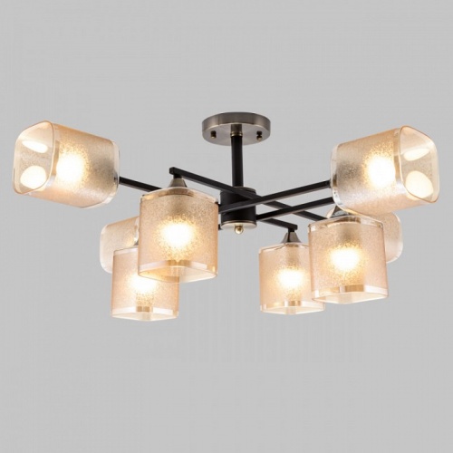 Люстра на штанге Imex MD.4212 MD.4212-8-S-BK+AB в Нижнем Новгороде фото 4