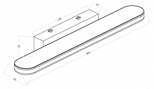 Подсветка для зеркала Maytoni Epic MIR009WL-L16CH4K в Нижнем Новгороде фото 2