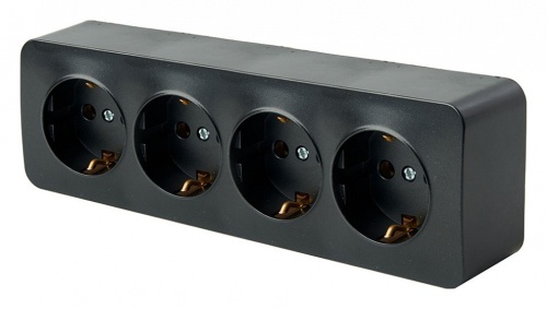 Розетка четверная с заземлением Stekker София 49506 в Нижнем Новгороде