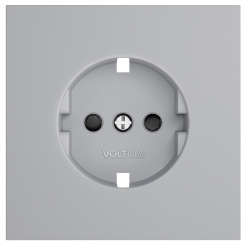 Накладка для розетки с заземлением и со шторками Voltum S70 VLS000716 в Нижнем Новгороде