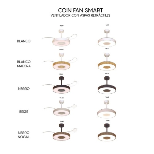 Светильник с вентилятором Mantra COIN FAN 9501 в Нижнем Новгороде фото 5