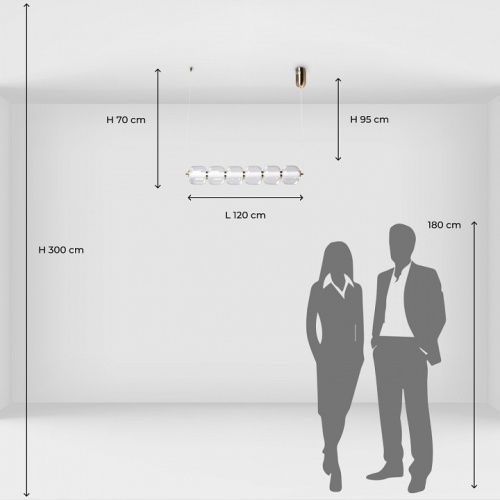 Подвесной светильник De City Мадлен 65 424018501 в Нижнем Новгороде фото 12