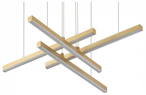 Подвесная люстра Indigo Paralleli 14017/4P Gold в Славгороде