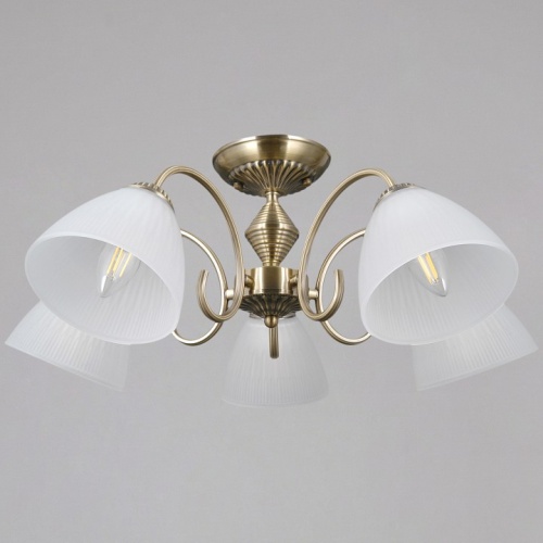 Люстра на штанге ILLUMICO  IL0897-5CSQ-26 AB ELITE в Нижнем Новгороде фото 4