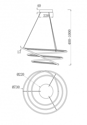 Подвесной светильник Maytoni Nola MOD100PL-L88W в Нижнем Новгороде фото 3