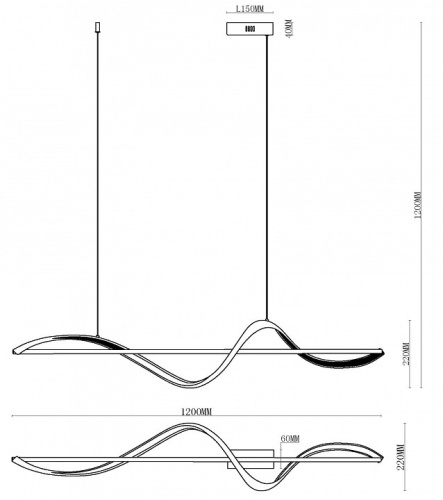 Подвесной светильник MyFar Marry MR2051-PL в Нижнем Новгороде фото 2