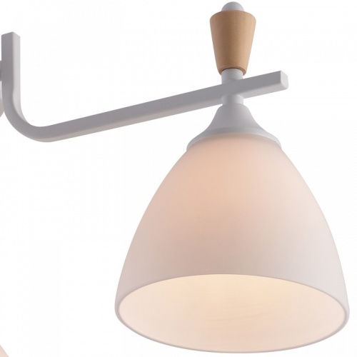 Люстра на штанге 01622-0.3-03 WH+WOOD в Нижнем Новгороде фото 2