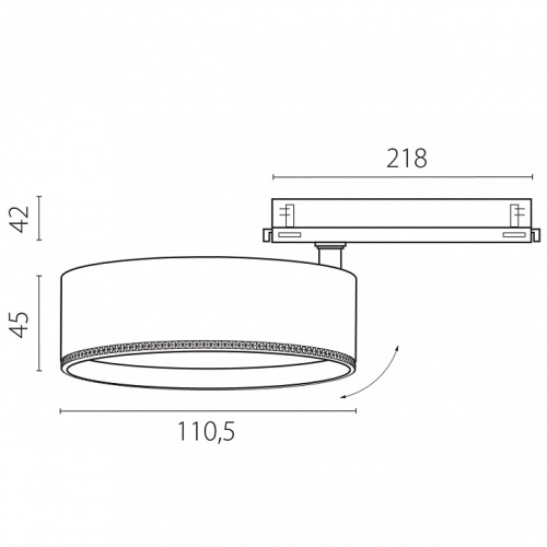 Светильник на штанге Lightstar Alta Pro A5646DALI в Нижнем Новгороде фото 2