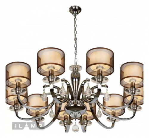 Подвесная люстра iLamp Mario RM16001/10CR в Нижнем Новгороде фото 4