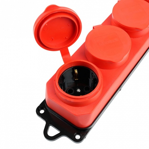 Розетка переносная разборная с заземлением и крышкой Stekker Одри 49400 в Нижнем Новгороде фото 4