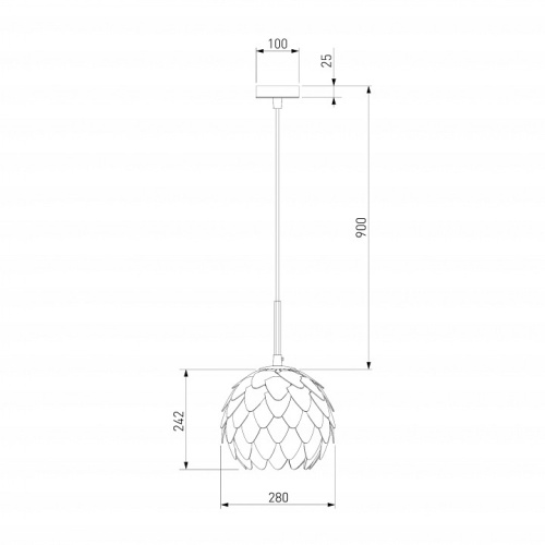 Подвесной светильник Eurosvet Cedro 304/1 в Нижнем Новгороде фото 6