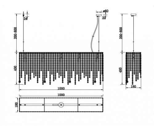 Подвесная люстра Maytoni Empress DIA002PL-05CH в Нижнем Новгороде фото 2