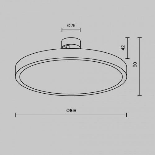 Накладной светильник Maytoni Plato TR153-1-10W3K-B в Ермолино фото 7