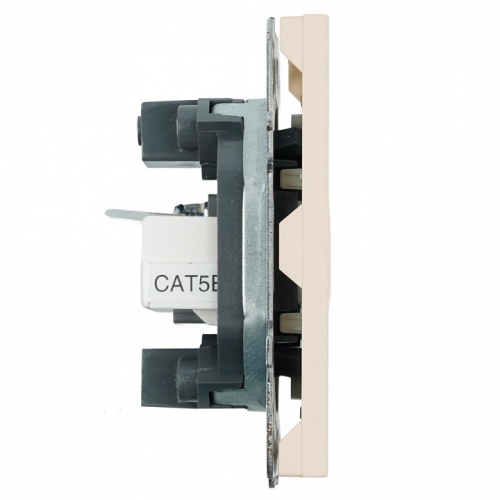 ТВ-розетка и розетка Ethernet RJ-45 без рамки Stekker Эмили 49898 в Нижнем Новгороде фото 3