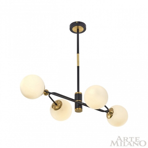 Люстра на штанге Arte Milano Neapolis-72708 272708/4 BK/GD в Нижнем Новгороде фото 4