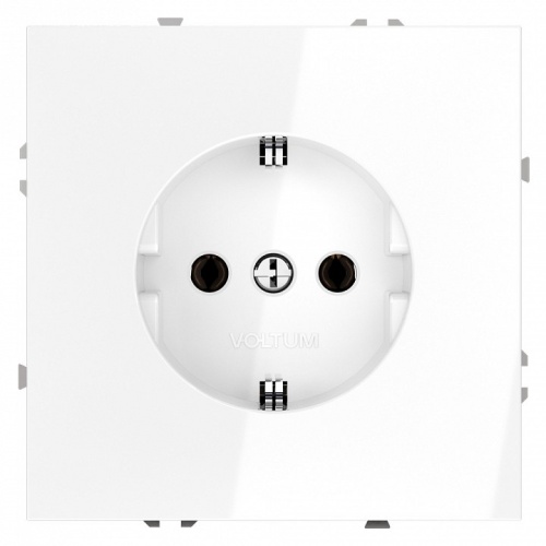 Розетка с заземлением, без рамки Voltum S70 VLS040101 в Нижнем Новгороде фото 7