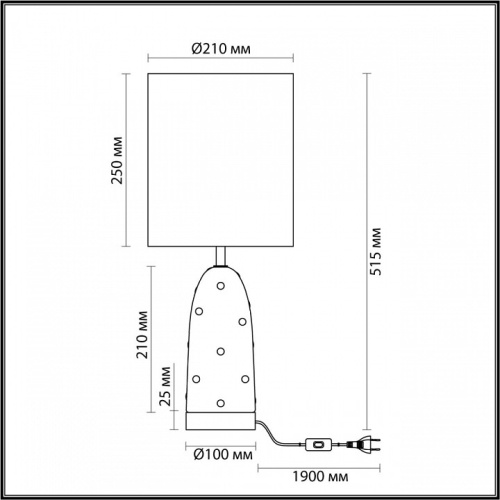 Настольная лампа декоративная Odeon Light Pollen 5424/1T в Куйбышеве фото 5