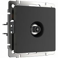 ТВ-розетка проходная без рамки Werkel черные матовый W1184008 в Нижнем Новгороде