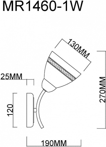 Бра MyFar Emily MR1460-1W в Нижнем Новгороде фото 5