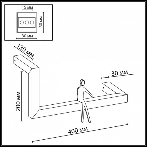 Накладной светильник Odeon Light Grafic 7153/10WL в Нижнем Новгороде фото 3