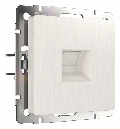 Розетка Ethernet RJ-45 без рамки Werkel перламутровый рифленый W1181013 в Нижнем Новгороде