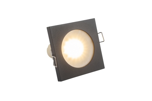 DK3015-BK Встраиваемый светильник влагозащ., IP 44, 50 Вт, GU10, черный, алюминий в Магнитогорске фото 6