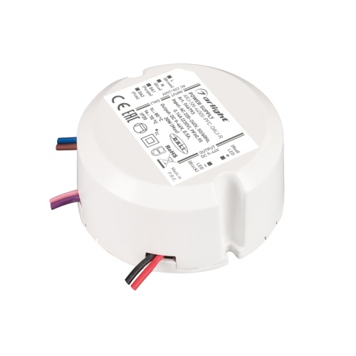 Блок питания ARJ-SN-44500-PFC-DALI-R (20W, 9-40V, 0.5A) (Arlight, IP20 Пластик, 3 года) в Пыталово