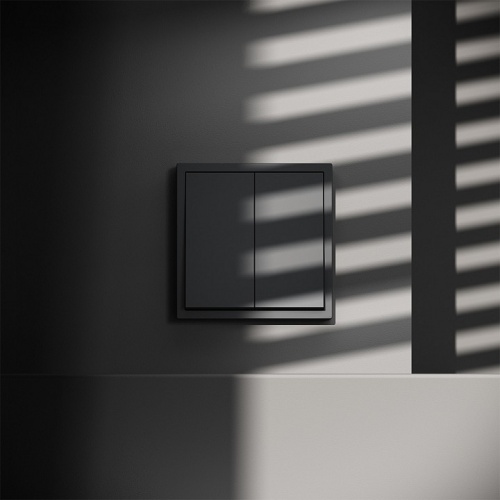 Выключатель двухклавишный без рамки Voltum S70 VLS020107 в Нижнем Новгороде фото 7